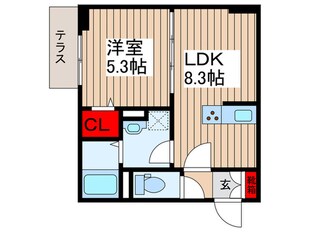 レクシア南田中の物件間取画像